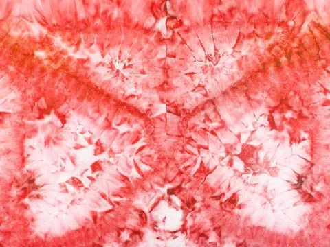 Abstract red pattern on silk batik textile background - abstract red patte... 스톡 사진