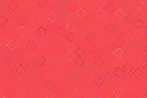 Abstract red pattern with squares and lines for design Illustrazione stock