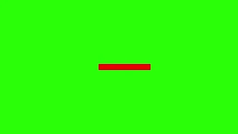 Abstract red pixel pulsating on a vibrant green screen with a subtle glitch.. Stock Footage 336476187
