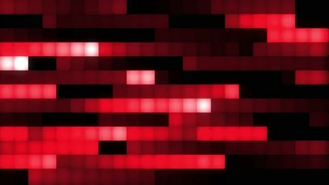 Abstract red pixelated mosaic background. Video stock 165883222