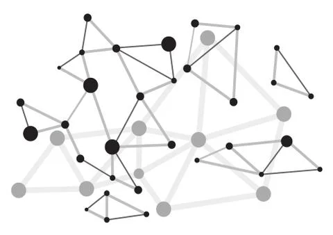 Abstract red points virus. eps 10 vector illustration Stock Illustration