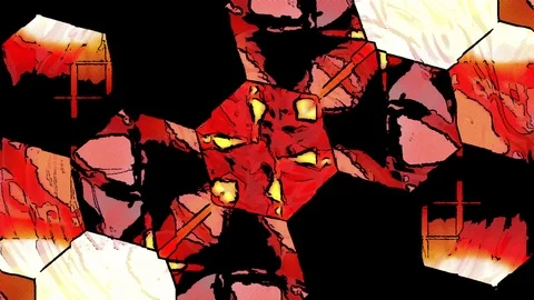 Abstract Red Power Stock Footage 116729988