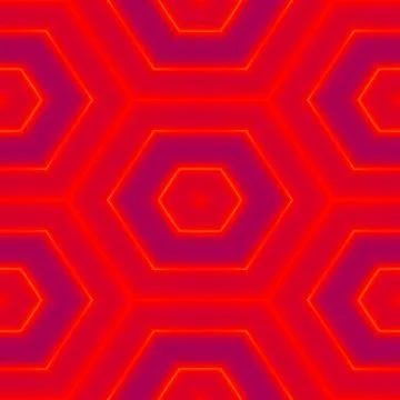 Abstract red purple hexagonal seamless pattern Stock Illustration