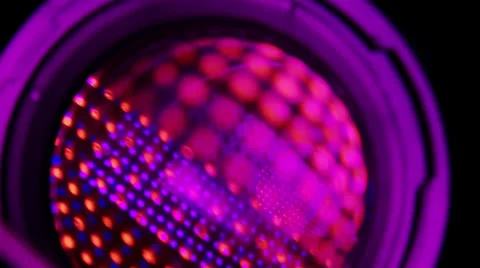 Abstract red purple LED spots Stock Footage 24948393