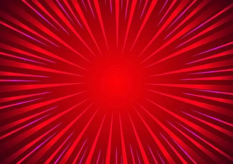 Abstract Red Radial Burst Background 스톡 일러스트