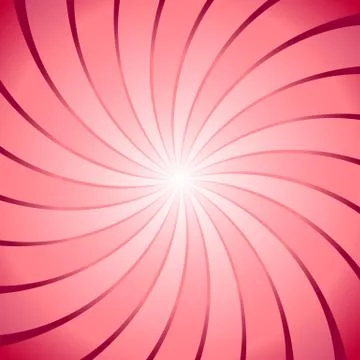 Abstract red ray twirl background Stock Illustration