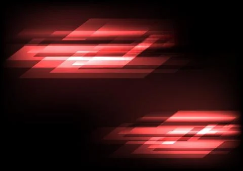 Abstract red rectangles technology background Stock Illustration