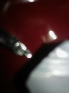 Abstract red reflective wallpaper with different elements Stock Photos