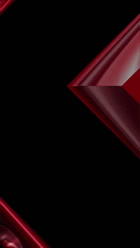 Abstract red rhombus tunnel animation Stock Footage 344256792