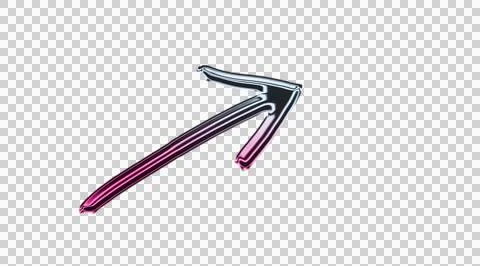 Abstract of a red ribbon bow on a dark purple ribbon roll transparent background Stock Illustration