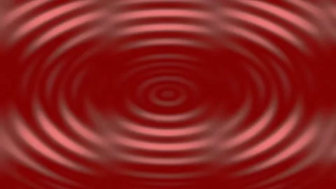 Abstract red ripple background: Liquid surface pattern for seamless design Stock Footage 340377936