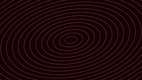 Abstract red ripple effect background - Hypnotic, modern wave lines motion Stock Footage 342523549