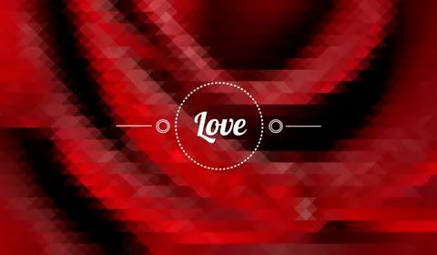 Abstract red rose Stock Illustration