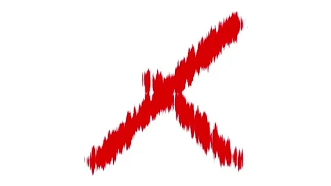 Abstract red shape transition and animation with digital effects in 4K feat.. Stock-Footage 333571580