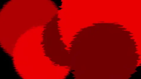 Abstract red shape transition animation in 4K dynamic featuring fluid motion Stock Footage 333571618