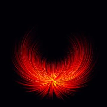 Abstract red shapes Stock Illustration