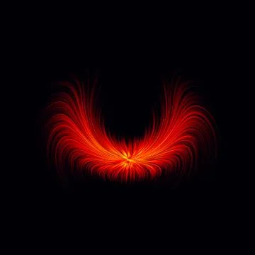Abstract red shapes Stock Illustration