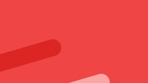 Abstract red shapes overlap on a red background with varying shades and curve Illustrazione stock