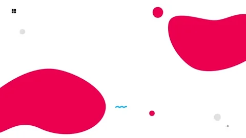 Abstract Red Shapes on White Background with Simple Minimal Geometric Patte.. Vídeos de archivo 341926623