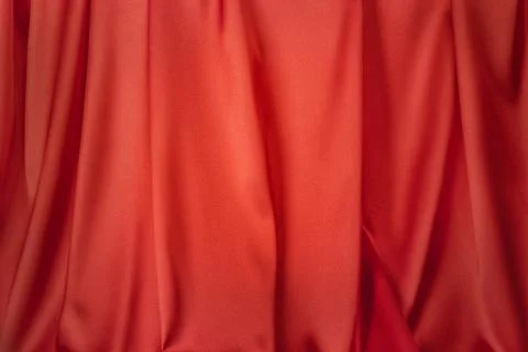 Abstract red silk textile background Foto stock