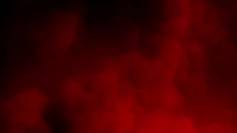 Abstract red smoke background with floating particles and dark gradient Video stock 335920097