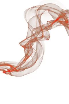 Abstract red smoke Stock Illustration
