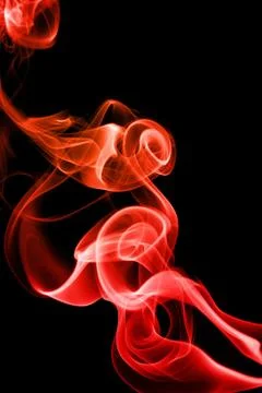 Abstract red smoke Stock Photos