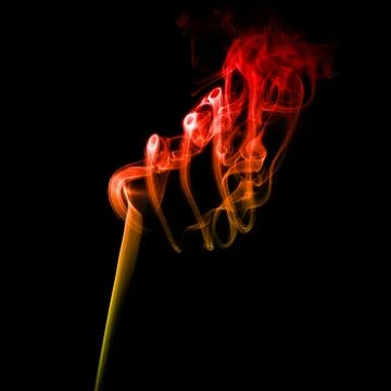 Abstract red smoke Stock Photos