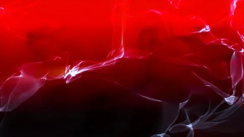 Abstract red smoke waves on dark background Stock Illustration