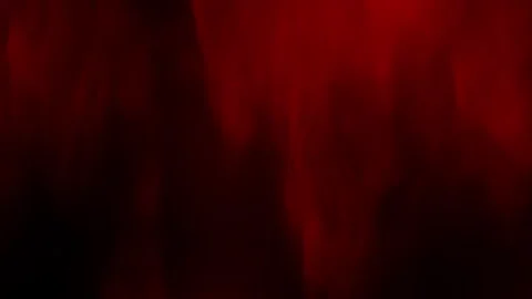 Abstract red smoke waves with floating particles cinematic dark background Stock Footage 335920004