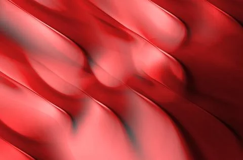 Abstract red soft texture background featuring smooth lines shapes and a lu.. Stock Illustration