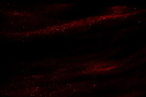 Abstract red speed camera motion background over glowing lights with sparkles Stock Illustration
