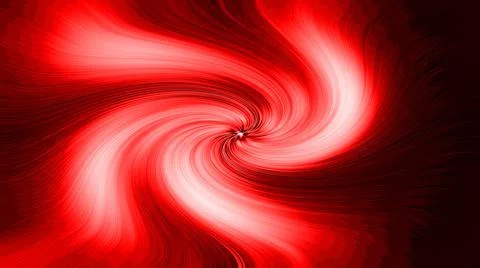 Abstract red spiral background with white lines Stock Illustration
