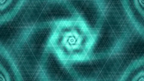Abstract Red Spiral Vortex Hypnotic Hexagonal Grid Background Loop Stock Footage 331441206