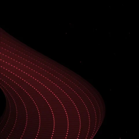 Abstract Red Spiral Wave on Dark Background Seamless Loop Stock Footage 330794172