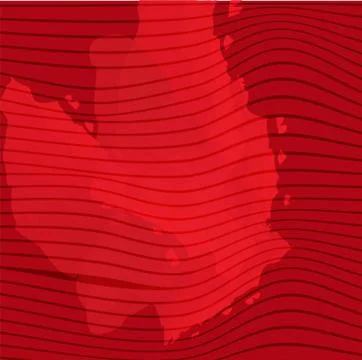 Abstract red spot on light background. Space retro design. Red color. Vector Stock Illustration