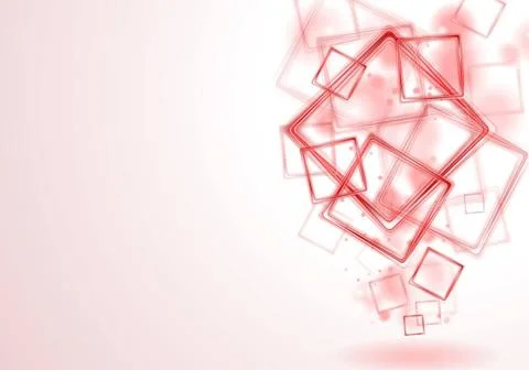 Abstract red squares design. Vector background eps 10 Abstract red squares... 스톡 사진