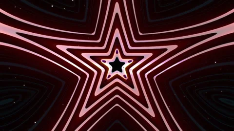 Abstract red star looped 스톡 동영상 33647360