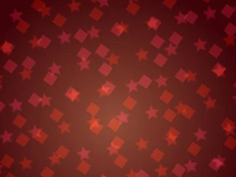 Abstract Red Star Pattern Background イラスト素材