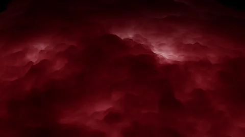 Abstract red storm clouds background with dramatic smoky texture and depth Stock Footage 333162985
