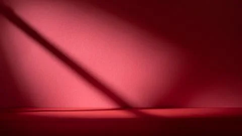 Abstract red studio background for product presentation. Backdrop with shadow Stock Photos