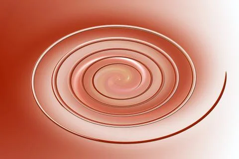 Abstract red swirl. Stock Illustration