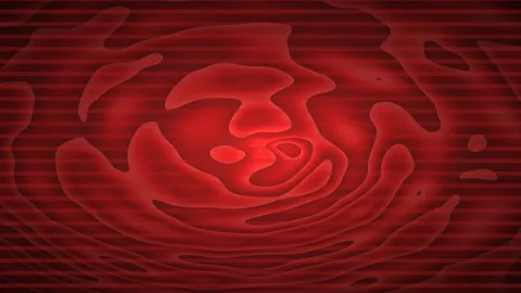 Abstract Red Swirl Motioning in Dynamic Ripple Setting 動画素材 328587750