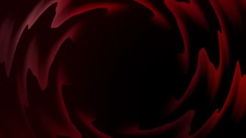 Abstract red swirl vortex background, glowing spiral tunnel motion loop Stock Footage 342004387
