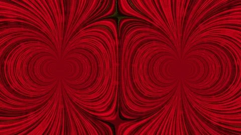 Abstract Red Symmetrical Pattern With Motion Stock Footage 326460245