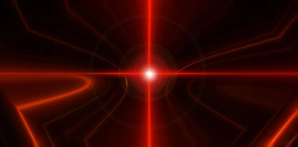 Abstract red target Stock Illustration