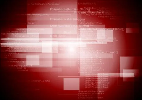 Abstract red tech background 스톡 일러스트