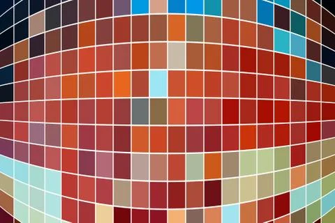 Abstract red technical background Illustrazione stock