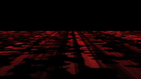 Abstract red techno motion space background Видео 241788128