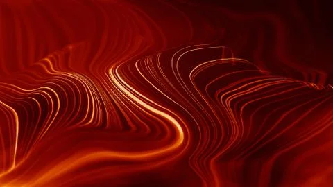Abstract red technology background. Digital data line concept. Cyberspace future Stock-Illustration